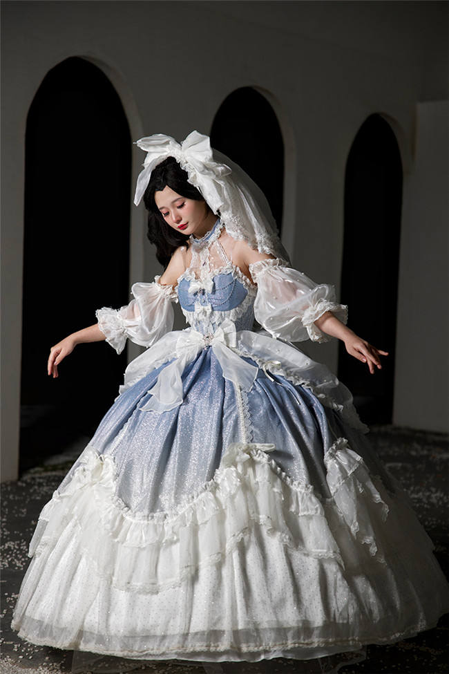 GuaJi Cinderalla Elegant Luxury Wedding Lolita Dress