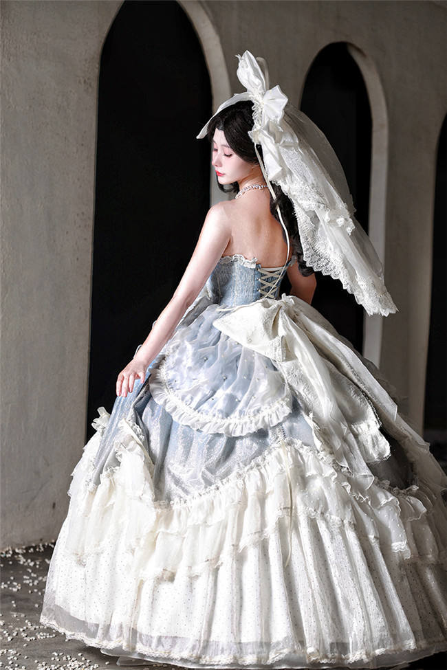 GuaJi Cinderalla Elegant Luxury Wedding Lolita Dress
