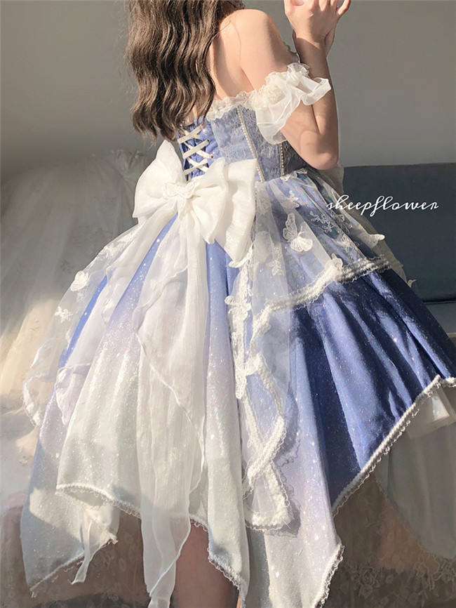GuaJi Cinderalla Elegant Luxury Wedding Lolita Dress