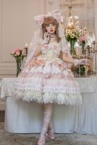 Peacock Feather Sweet Shiro Hime Lolita Clothes