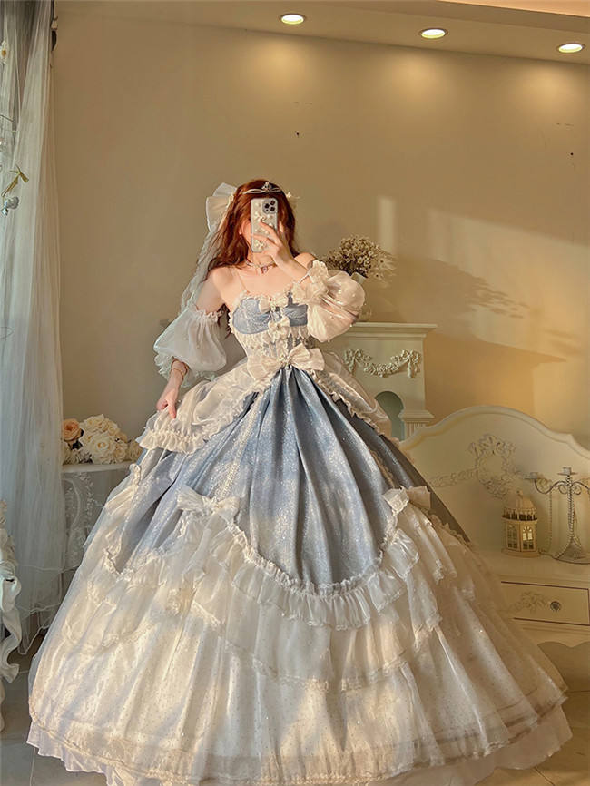 GuaJi Cinderalla Elegant Luxury Wedding Lolita Dress