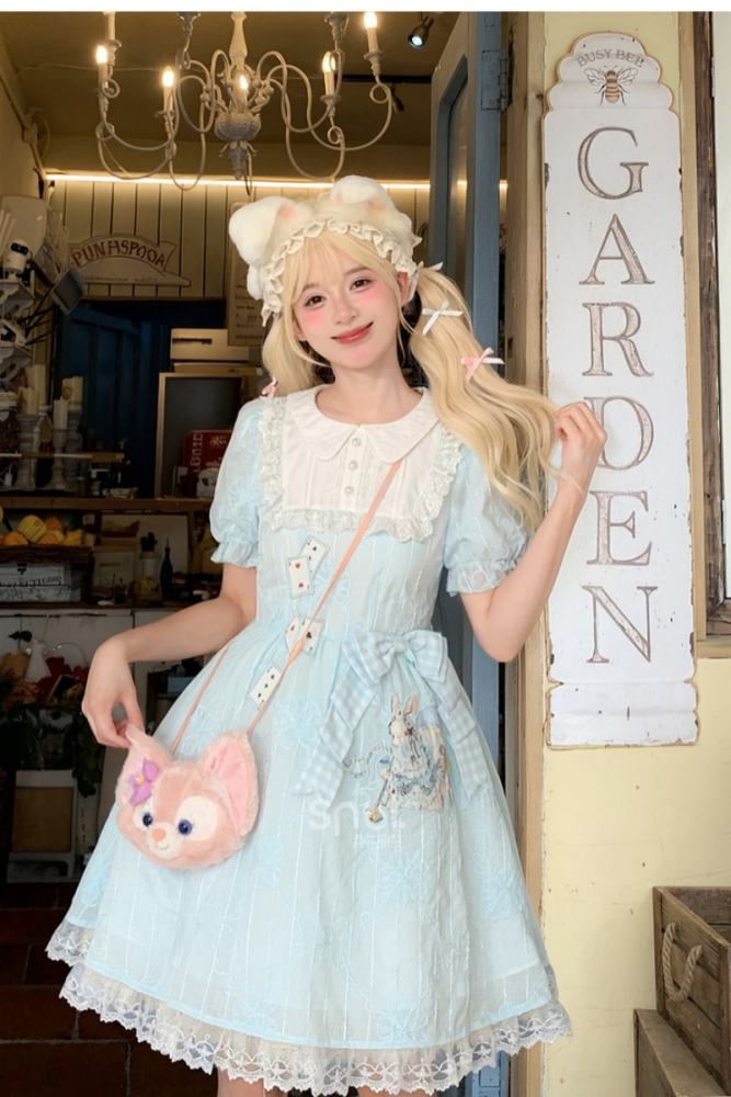 (BFM) Mori Girl Sweet Fairytale Bell Sleeves Mori Dress