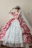 (BFM) Embroidery Butterfly Theme Super Puffy Wedding Dress Evening Gown