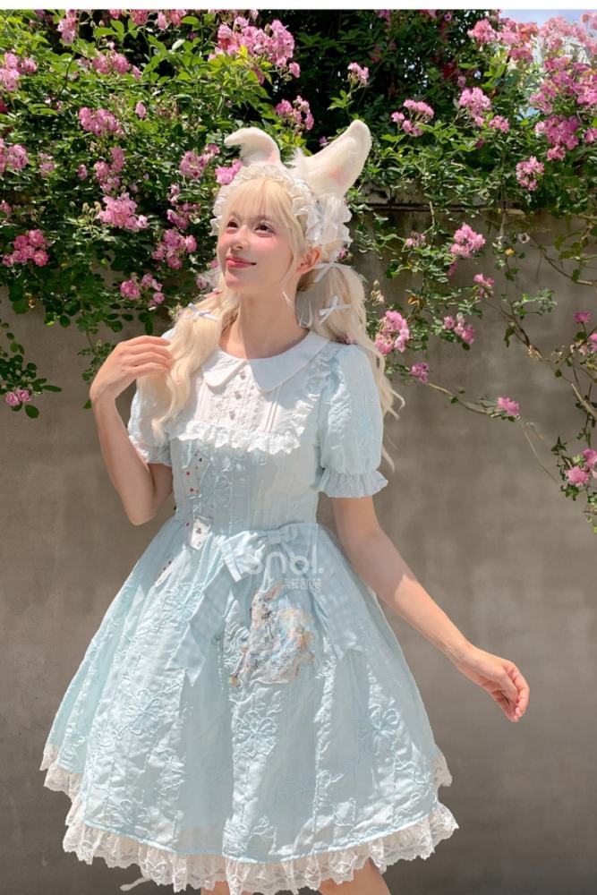(BFM) Mori Girl Sweet Fairytale Bell Sleeves Mori Dress