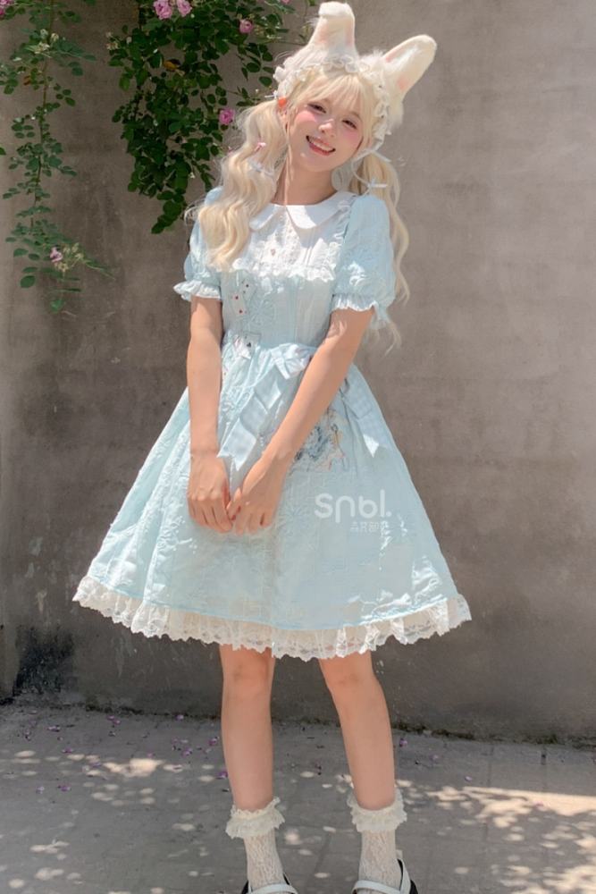 (BFM) Mori Girl Sweet Fairytale Bell Sleeves Mori Dress
