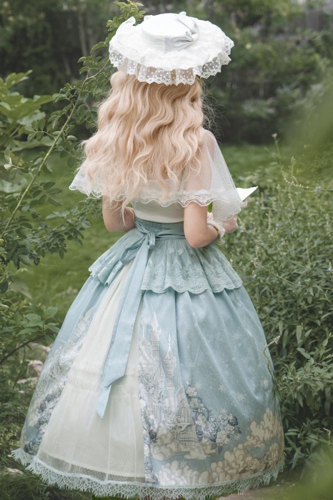 Snow Dream Classical Court Blue Lolita Dress