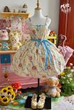 Ribbon Kitten Sweet Print Dress Lolita Clothing