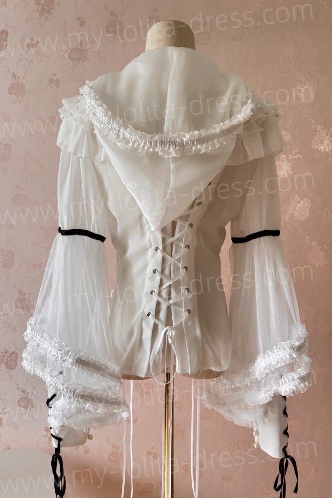 Commission Victoria Style Ruffle Blouse and Cape