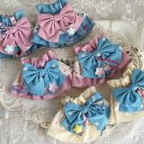 Ribbon Kitten Sweet Print Cake Hat Lolita Accessories