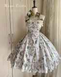 Moon River Camellia Classic Lolita Jumper Dress and Blouse