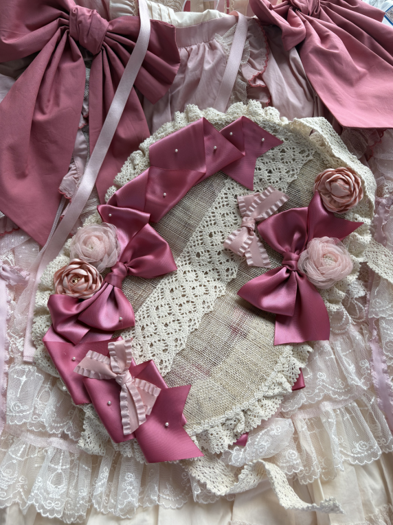 Puella Magi Madoka Magica Handmade Bonnet and Gloves Waist Belt