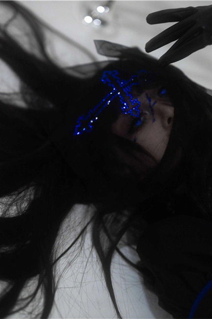 Psyche Manie Devil Angel Nurse Style Lolita Headband and Head Veil