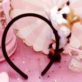 Lying Kitty Cute Hairpins Lolita Accessories