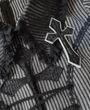 Susin Striped Cross Gothic Set Lolita Dress Clothes