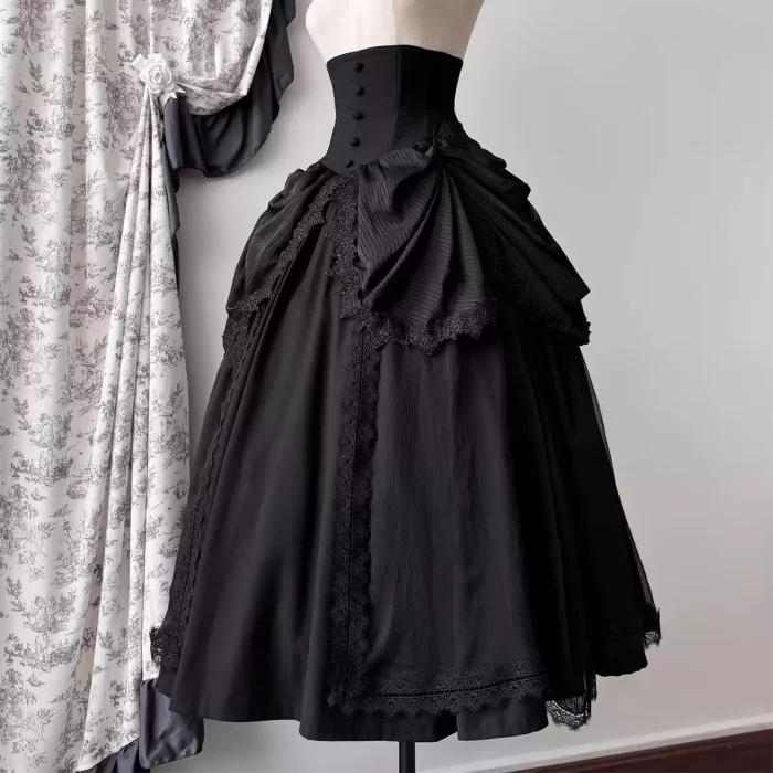 Sleepwalk Fishbone Lolita Skirt