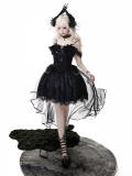 Black Dream of Swan Lolita Jumper Dress