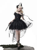 Black Dream of Swan Lolita Jumper Dress
