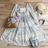 Miss Point Patchwork Garden Classic Lolita Dress