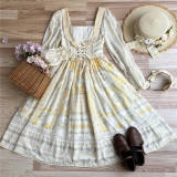 Miss Point Patchwork Garden Classic Lolita Dress