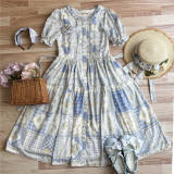 Miss Point Patchwork Garden Classic Lolita Dress