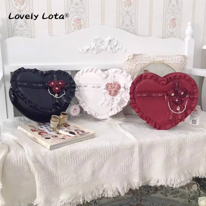 Birdcage Rose~ Sweet Heart Shaped Lolita Bag 2 Ways