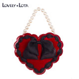 Lovely Lota~ Little Valentine Love Bow Pearl Lolita Bag