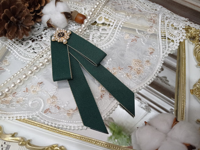 Miss Point Rose Humanoid~ Lolita Brooch -Ready Made