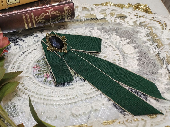 Miss Point Rose Humanoid~ Lolita Brooch -Ready Made