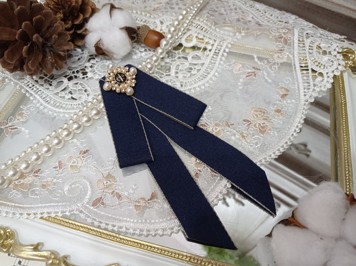 Miss Point Rose Humanoid~ Lolita Brooch -Ready Made