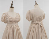 Miss Point the Sunset Floating Embroidery Empire High Waist Dress