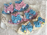 Ribbon Kitten Sweet Print Cake Hat Lolita Accessories