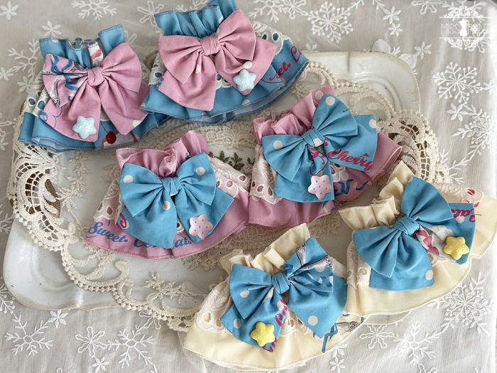 Ribbon Kitten Sweet Print Cake Hat Lolita Accessories