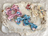 Ribbon Kitten Sweet Print Cake Hat Lolita Accessories
