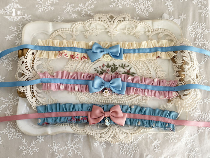 Ribbon Kitten Sweet Print Cake Hat Lolita Accessories