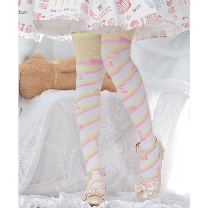 Roji Little Candy Winter Above Knee Socks