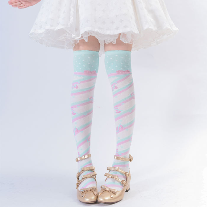 Roji Little Candy Winter Above Knee Socks