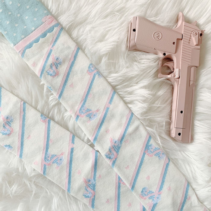 Roji Little Candy Winter Above Knee Socks