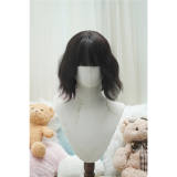 Sweetheart Bobo Cut Lolita Wig and Double Bun Hairstyle