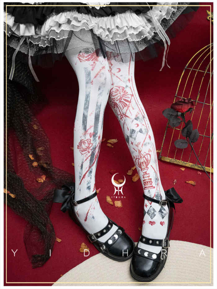 Yidhra Checkers Gothic Lolita Tights
