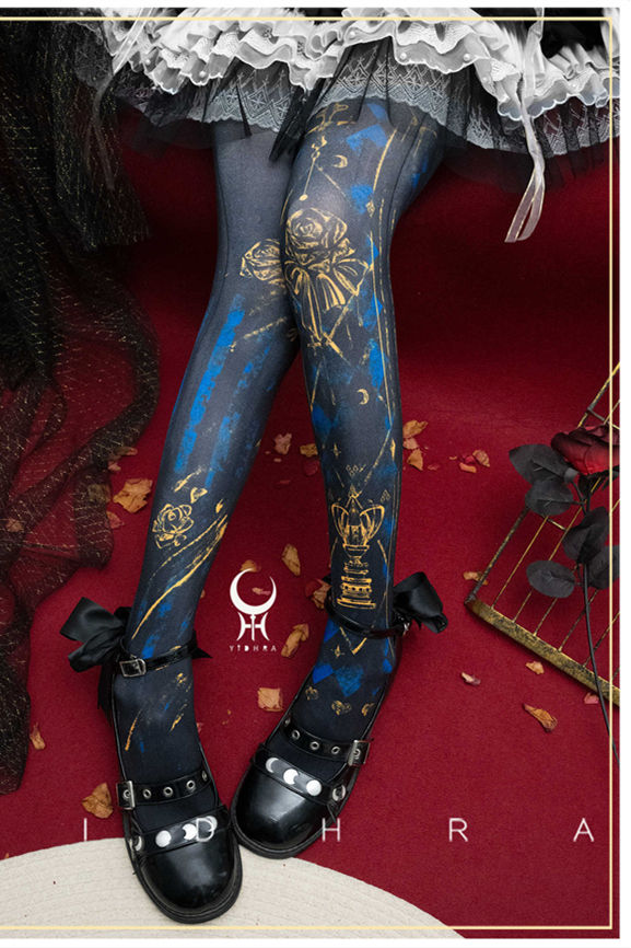 Yidhra Checkers Gothic Lolita Tights