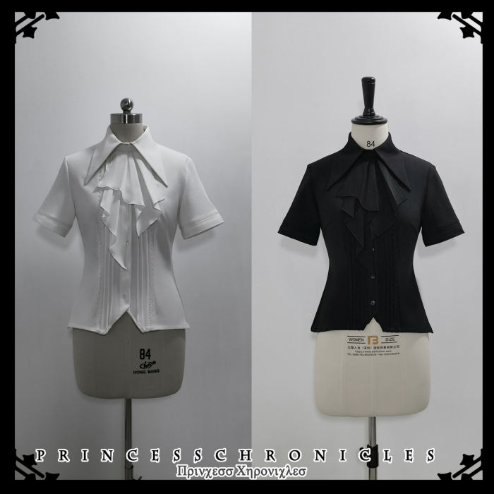 Princess Chronicles Short Sleeves Gothic Blouse Ouji Fashion