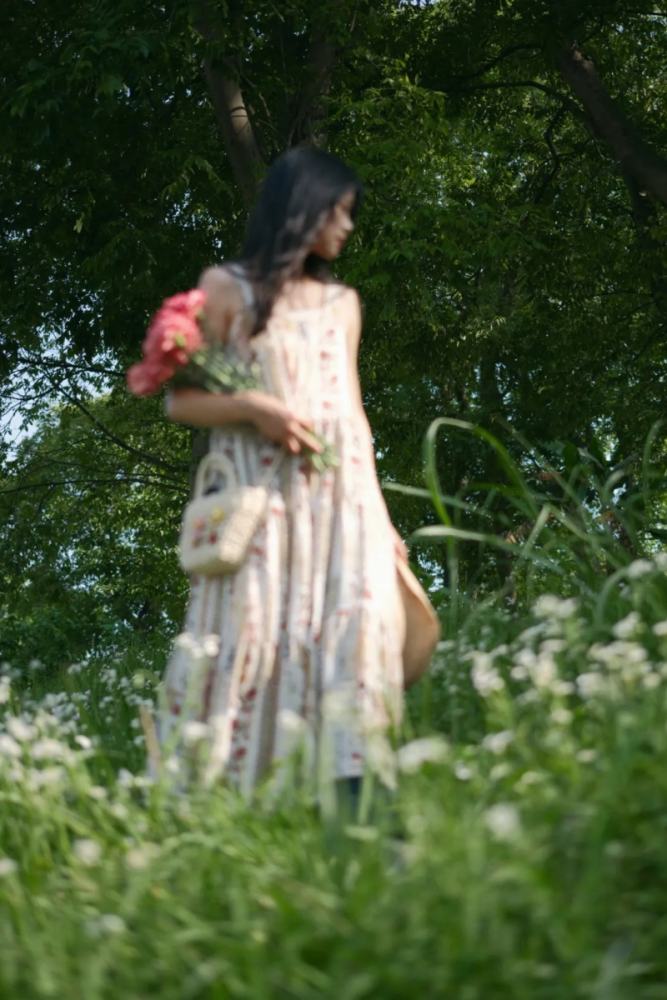 Bring Dreams Retro Flowers Strapless Dress Mori Kei Outfits