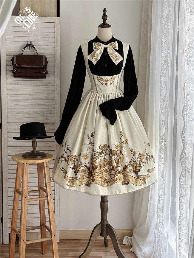 Miss Point Sunset Retro Style Corset Lolita Dress and Blouse