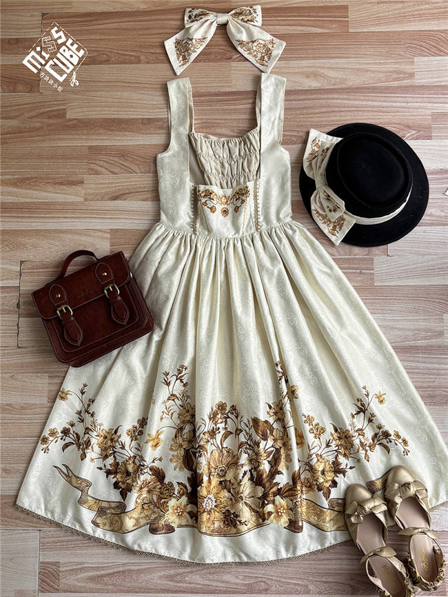 Miss Point Sunset Retro Style Corset Lolita Dress and Blouse