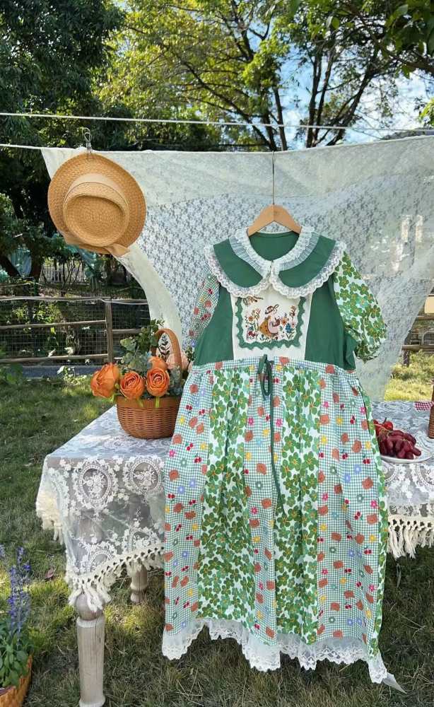 Peter Pan Collar Purple Dress Mori Kei Fashion