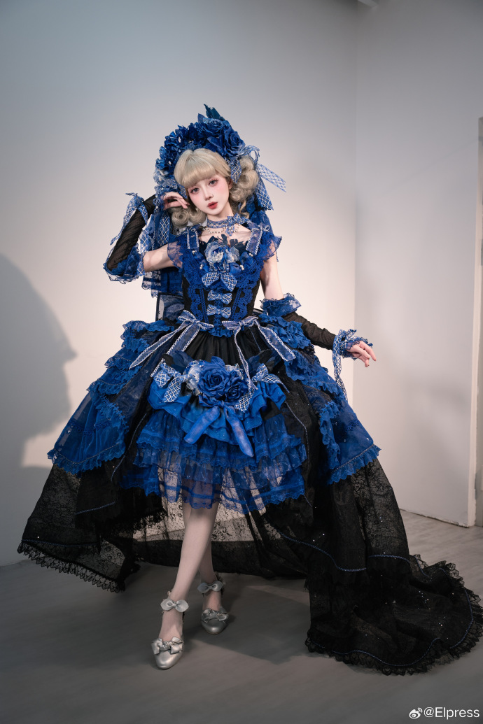 Elpress L ~Princess Rose of Snow Country Lolita JSK,Sweet Lolita