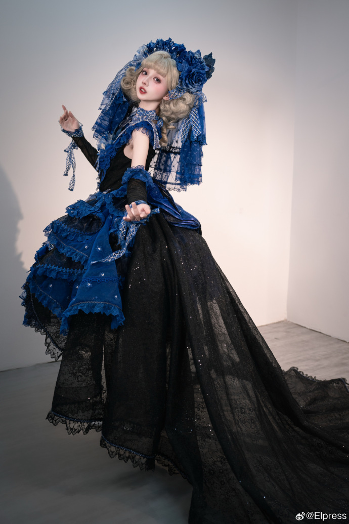 Elpress L ~Princess Rose of Snow Country Lolita JSK,Sweet Lolita