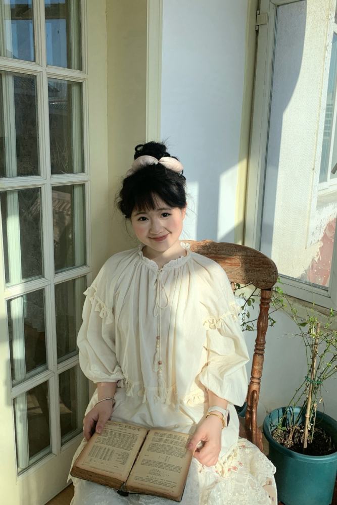 Retro Orange Salopette Mori Kei Clothing