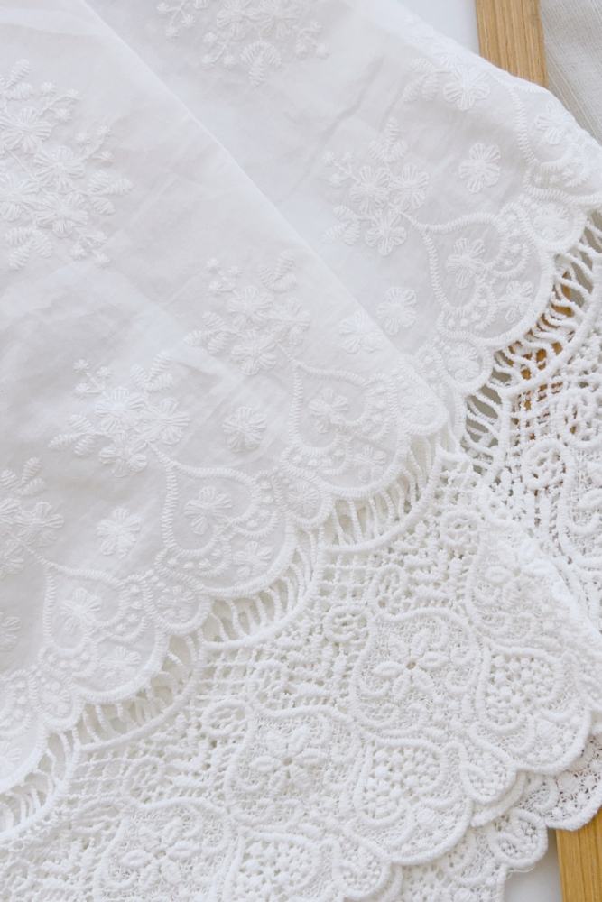 Artsy Hollowed Out Wide Leg Pants White Mori Kei Outfits