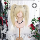 Dalao Home Gothic Short Wig and Ponytail Claw Clips